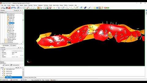 Compositing Drillholes and String Classification in GEOVIA Surpac