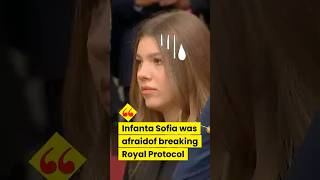 Infanta Sofia was afraid of Letizia’s reaction! #royalspain #spain #leonor #sofia #letizia #felipevi