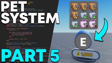 How To Make A PET SYSTEM Roblox Studio ~ PART 5