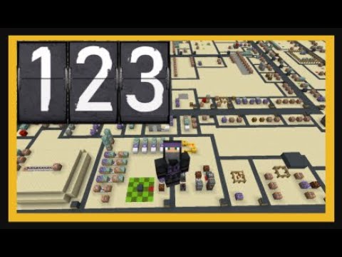 123: Very simple flickering lights. [Minecraft Map Making]