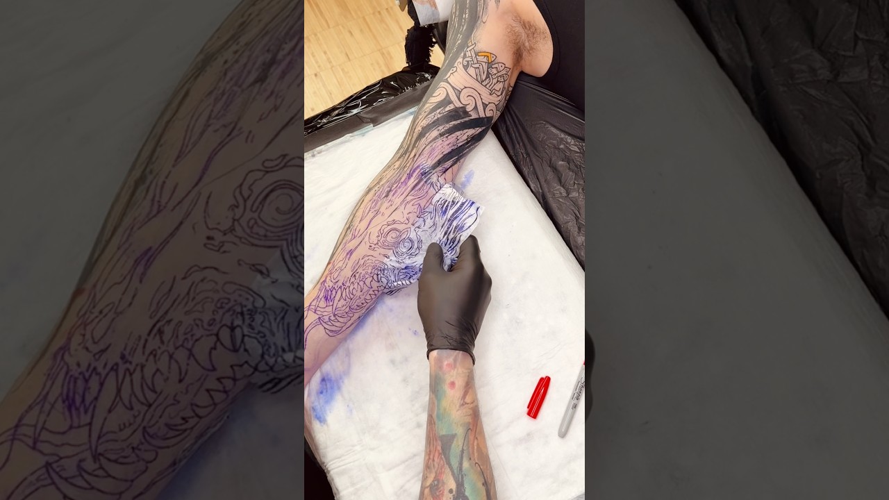 Трафарет для татуировки, тату-студия в Нюрнберге Fabrika110