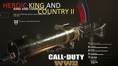 KING AND COUNTRY II - HEROIC BREN VARIANT (Call of Duty WWII)