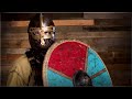Making A Viking Shield Stitching The Rawhide 