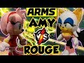 ABM: Amy Rose Vs Rouge The Bat !! ARMS BATTLE GAMEPLAY !! HD