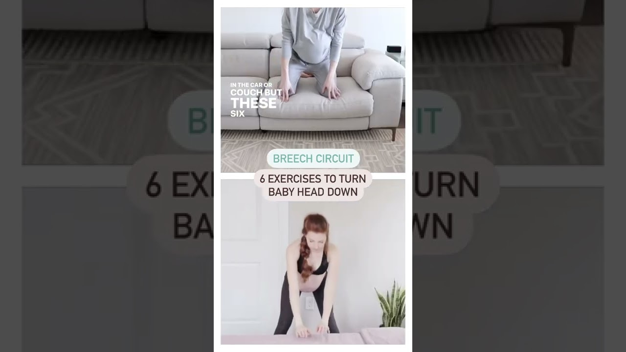 Reverse Poor Posture Habits to turn your baby head down! 🤯🤸&zwj;♂️