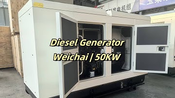 50KVA soundproof Weichai diesel generator set| WP4.1D66E200 #generatorset #genset #dieselgenerators