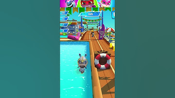 Talking Tom Hero Dash NEW Tom Outfit - Bunny Ben - Red Flame Ben Funny Fails & Falls Moments #shorts