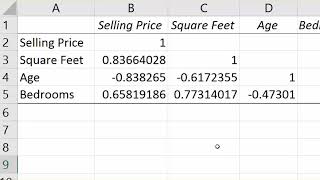 Multiple Regression: Problem 22