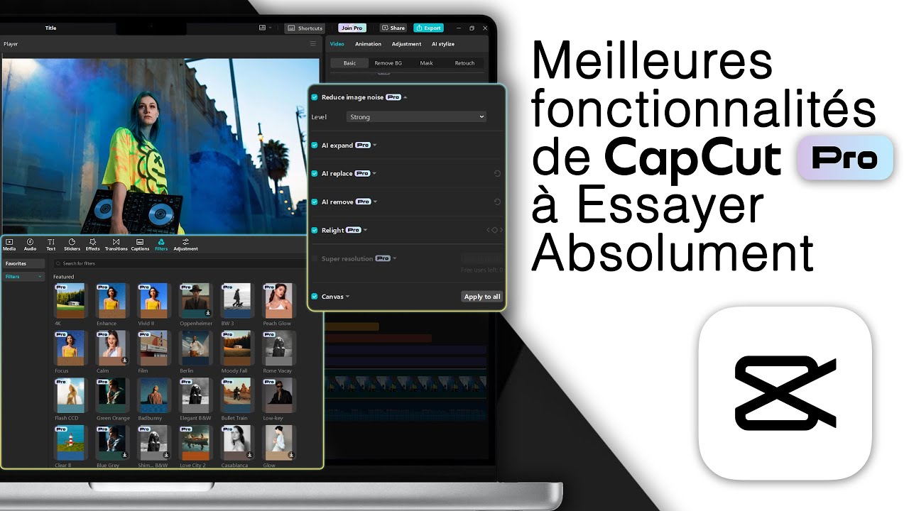 Meilleures fonctionnalités de CapCut Pro à essayer absolument ! [Test Complet]
