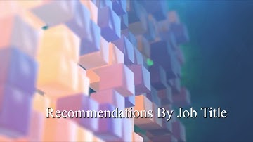 LinkedIn Learning How To: Recommending Content Based on Job Title