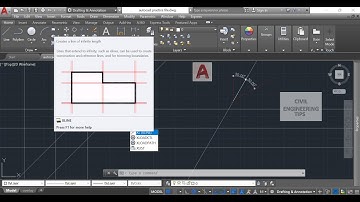 Autocad "CONSTRUCTION LINE COMMAND" Tutorial
