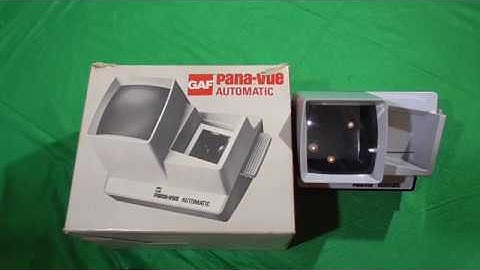 GAF Pana-vue Automatic Slide Viewer for 35mm 2 X 2 slides.