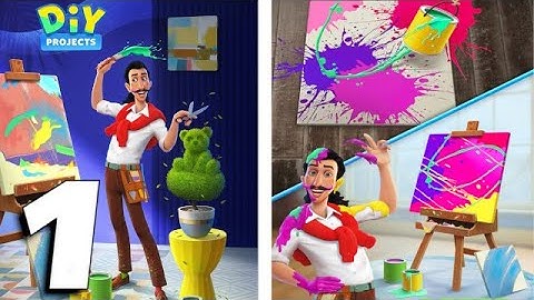 DIY Projects - Do it and relax - Gameplay Part 1 Levels 1-6 (Android, iOS) - All Levels