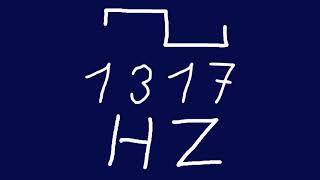 1317 hz square