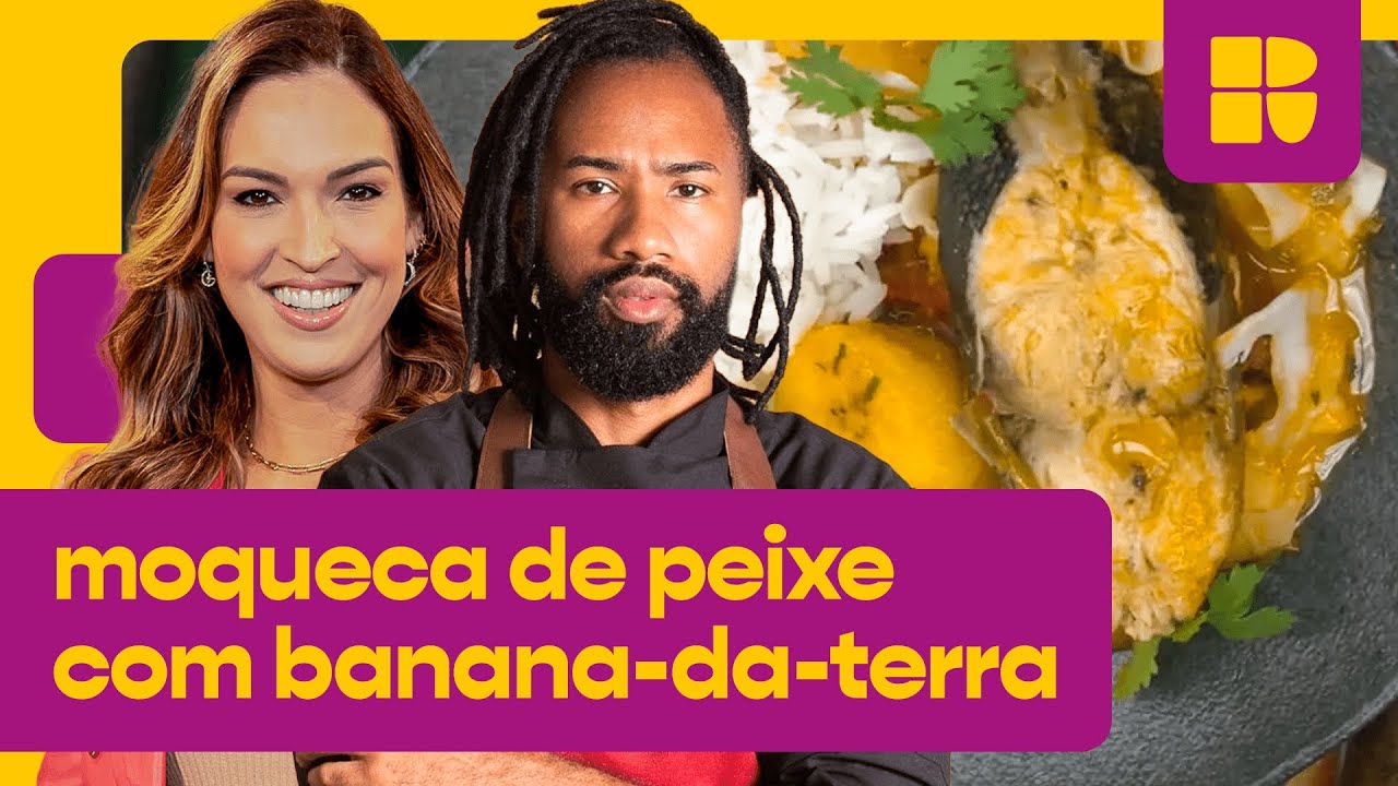 Moqueca de peixe com banana-da-terra e lascas de coco! | É de Casa
