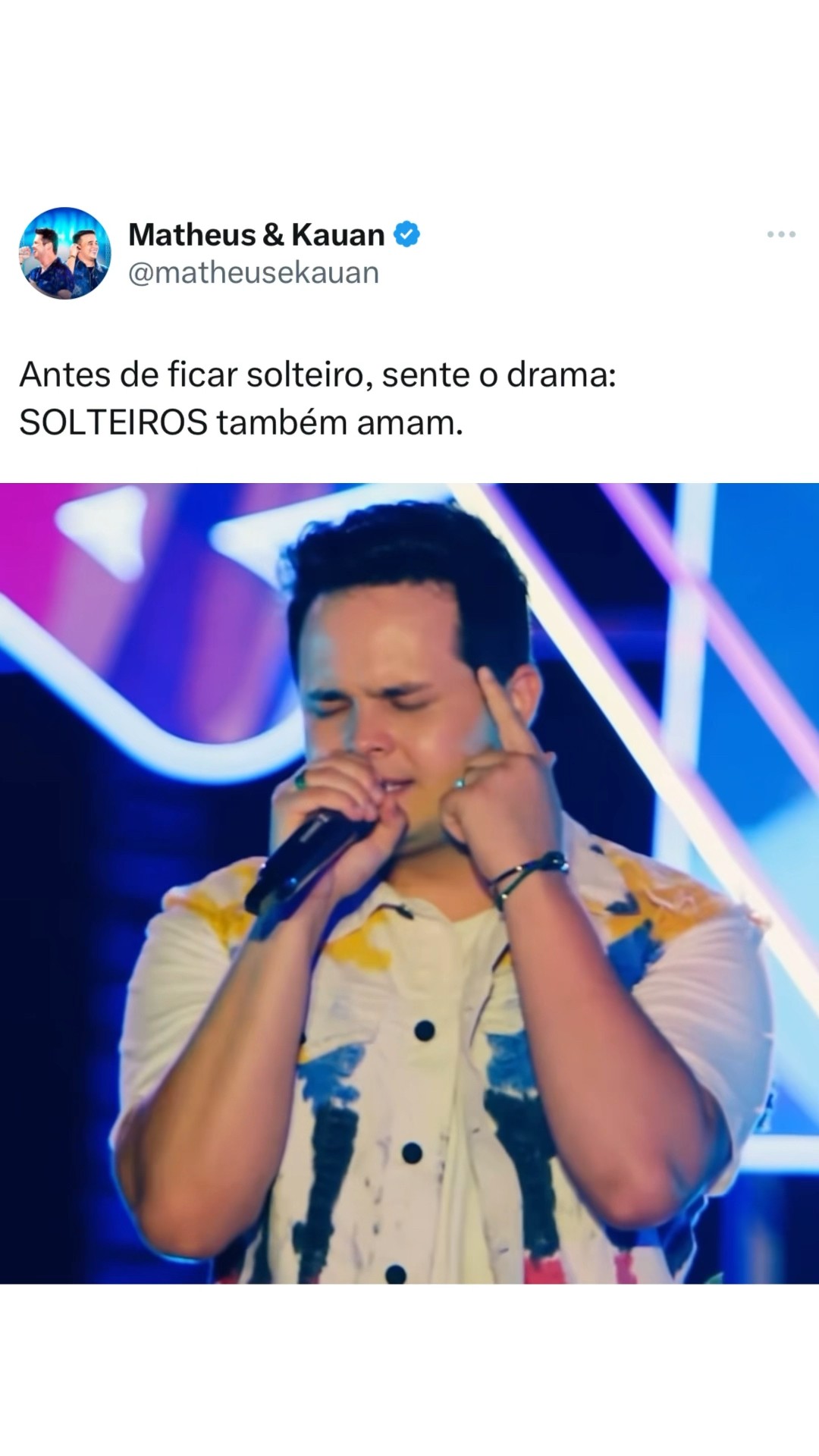 Um lembrete pra vocês nesse Dia dos Solteiros: solteiros também amam ?❤