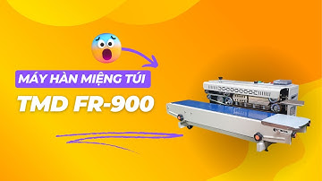 Bàn giao và test Máy hàn miệng túi TMD FR - 900 tại quán cà phê