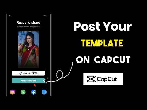 How to create your template on Capcut | Make your Capcut Template || Post template in capcut
