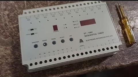 Sequential timer settings