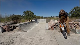 Landscaping An Overgrown DIY Making It Skate-able Again (Scape & Destroy DMF DIY) 