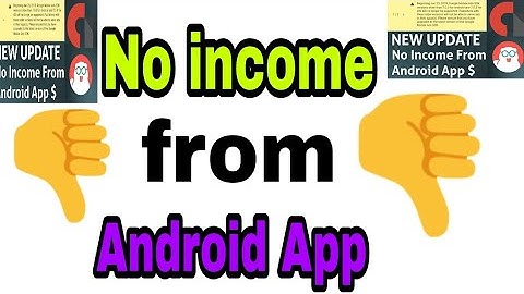 No income from Android application after 23 jan/Admob new update/क्या income बंद/must watch