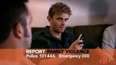 Report Family Violence. Be Someone.