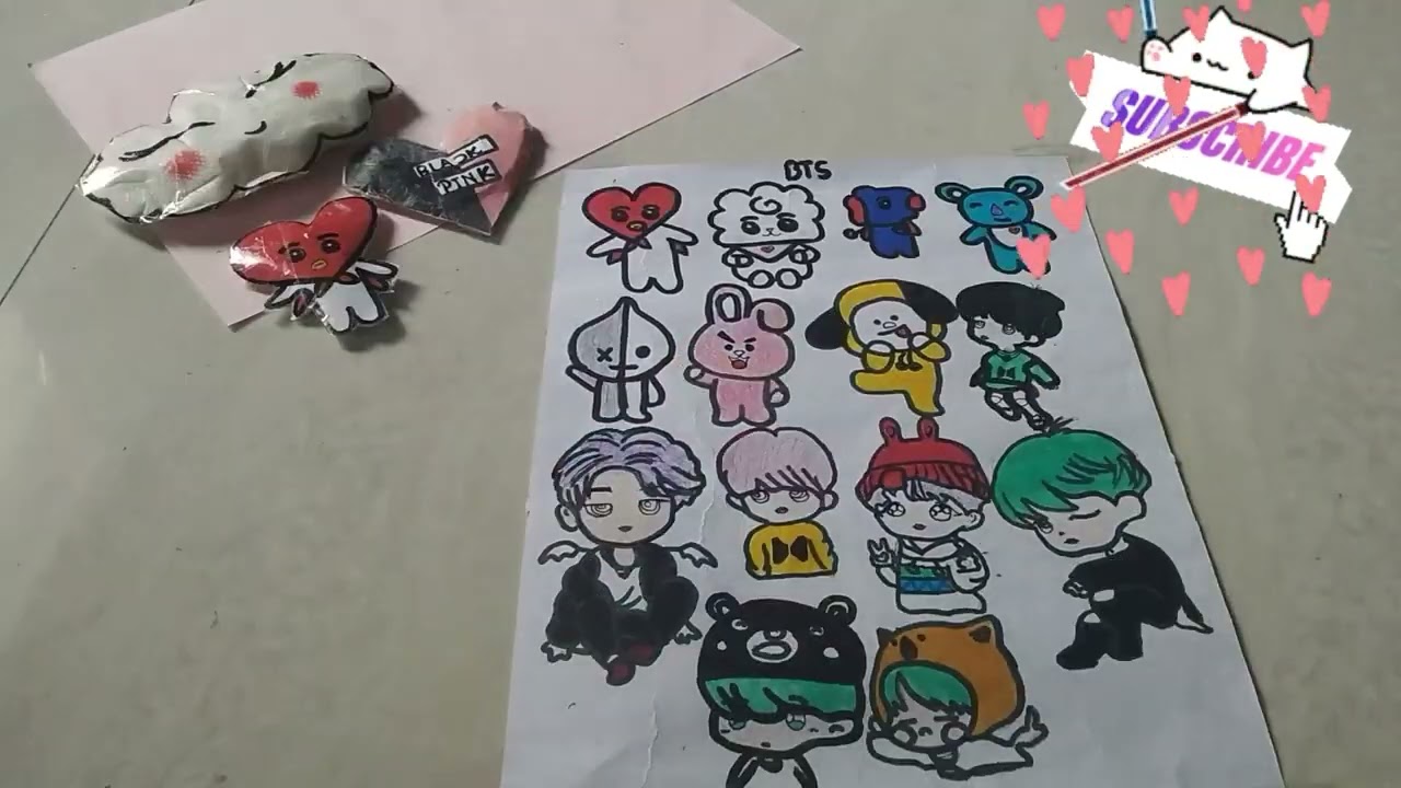 BTS STICKER How To Make BTS STICKER In Easy Way YouTube bts-sticker-how-to-make-bts-sticker-in-easy-way-youtube