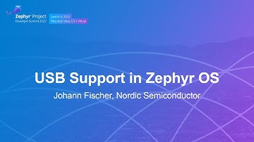 USB Support in Zephyr OS - Johann Fischer, Nordic Semiconductor