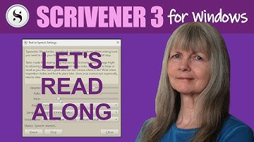 Scrivener 3 for Windows: Text-to-Speech Revisited