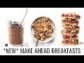 3 *NEW* Make Ahead Breakfast Recipes | VEGAN & GF