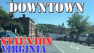 Staunton  Virginia  4K Downtown Drive