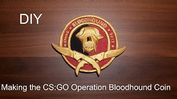 DIY CS GO Operation Bloodhound Coin