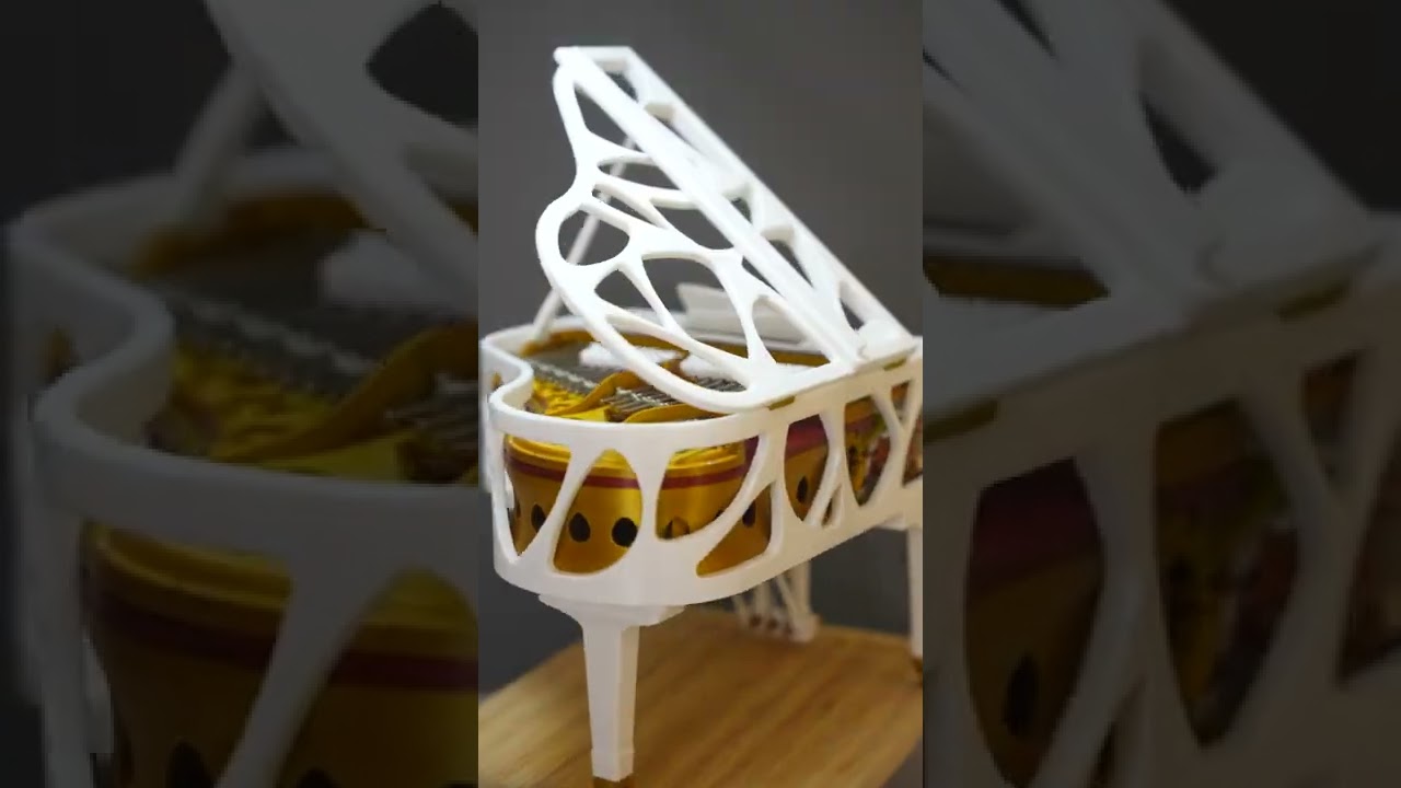 How It's Made - Insane 3D Printed Grand Piano Build 