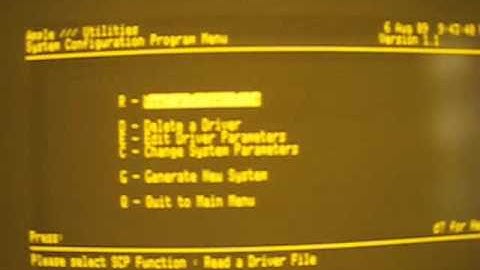 Starting up an old Apple III - testing the system utilities floppy disk