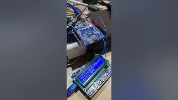 Arduino Tachometer on the engine pulse simulator.