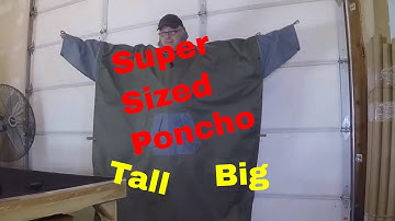 Ponchos For Tall or Big People | Works as Hammocks or Tarps too