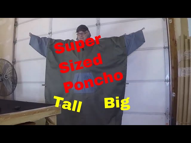 Ponchos For Tall or Big People | Works as Hammocks or Tarps too