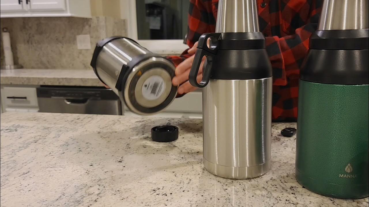Manna 64 oz. Stacked Growler Water Bottle Review 