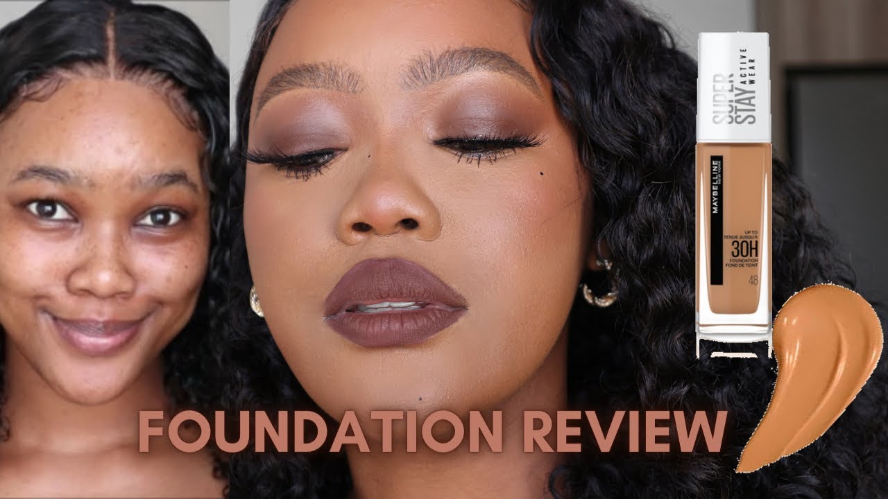 | | YouTuber YouTube SUPER Review Foundation South STAY - NEW African WEAR ACTIVE MAYBELLINE