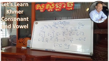 #រៀនភាសាខ្មែរ |Learning Khmer Alphabets & Vowels Language ASEAN languages