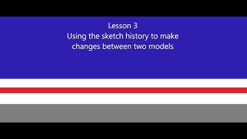 Lesson 3 - Fusion 360 Editing the Sketch History to make changes.