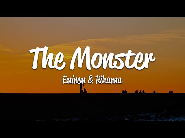 Eminem - The Monster (Lyrics) ft. Rihanna class=