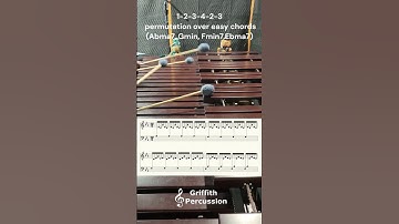 Marimba Warm Up - Permutation over Chords