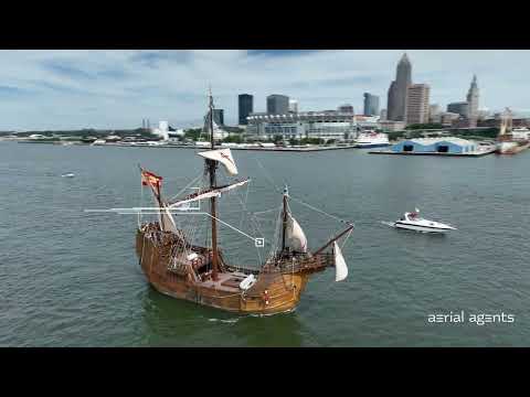 Parade of Sail 2022 Drone Video • Lake Erie • Cleveland, Ohio