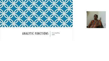 Analytic Functions-Engineering Mathematics II