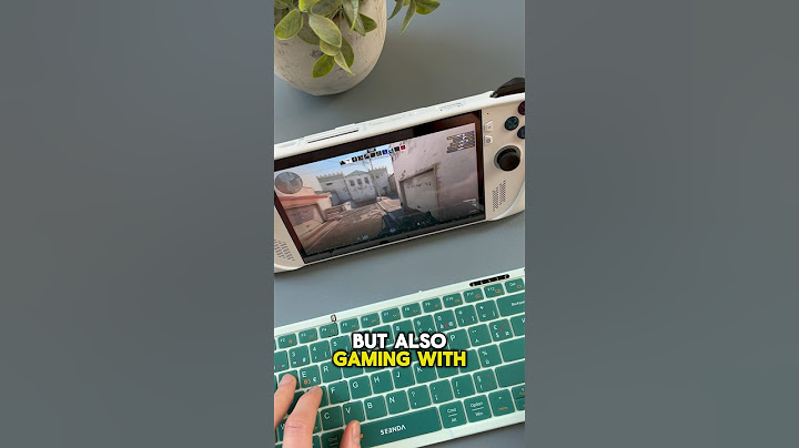 Turning the ROG Ally into a mini gaming PC with this foldable keyboard #gaming
