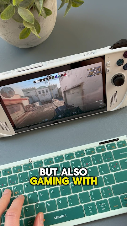 Turning the ROG Ally into a mini gaming PC with this foldable keyboard #gaming