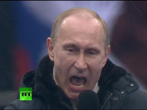 Путин в Лужниках: Выступление на митинге 23 февраля