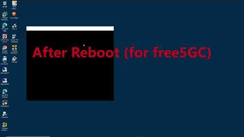 after reboot (for free5GC @ K8s)