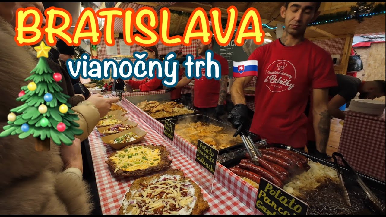 🇸🇰BRATISLAVA 🎄 VIANOČNÉ TRHY, Christmas market 2025,Slovakia